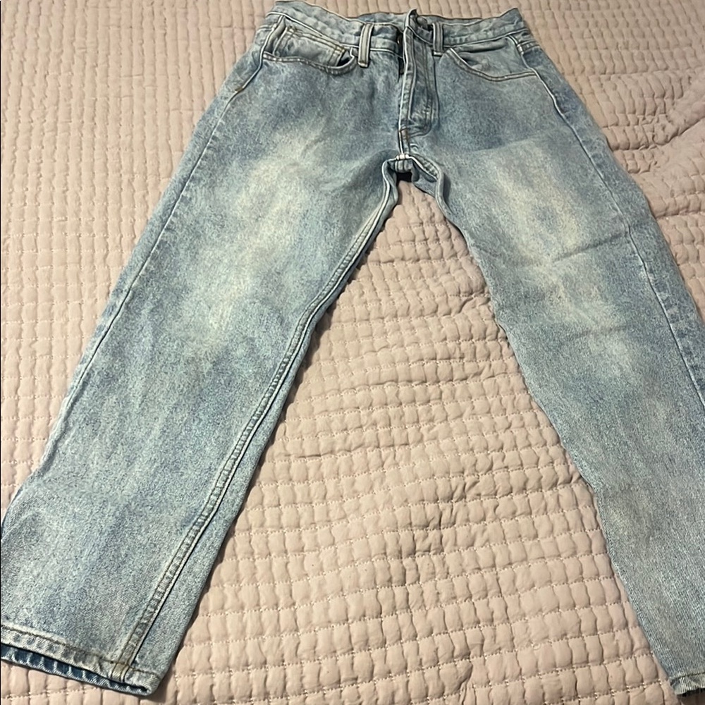 Light wash Jgault mid rise women's jeans